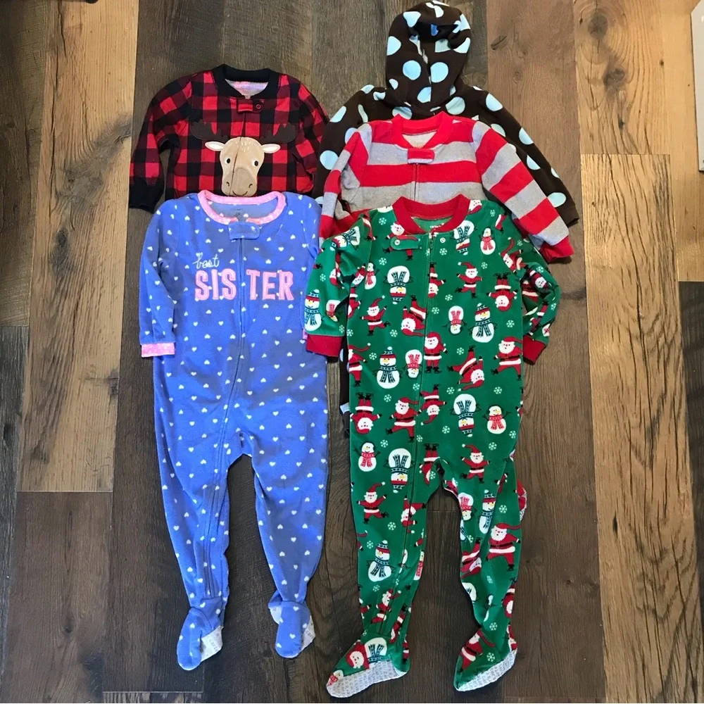 Carter's Toddler Footed Pajamas' Size 18M - 24M - 2T